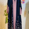 Buy Dubai Korean Nidha Embroidery Abaya with Inner and Matching Hijab online in Bangladesh