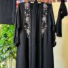 Buy Luxury TikTok Fabric Dubai Abaya with Stone Work Design Black online in Bangladesh