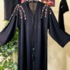 Buy Luxury Zoom Faux-Stone Abaya with free (Hijab+Belt) - দুবাই বোরকা online in Bangladesh