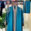 Buy Luxury Dubai Zoom Embroidery Stone Abaya Set (Hijab + Belt + Inner Free) online in Bangladesh