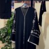 Buy Luxury Zoom Faux-Stone Abaya with free (Hijab+Belt) - দুবাই বোরকা online in Bangladesh