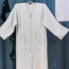 Buy White Karchupi Hand Stone Abaya – দুবাই বোরকা online in Bangladesh